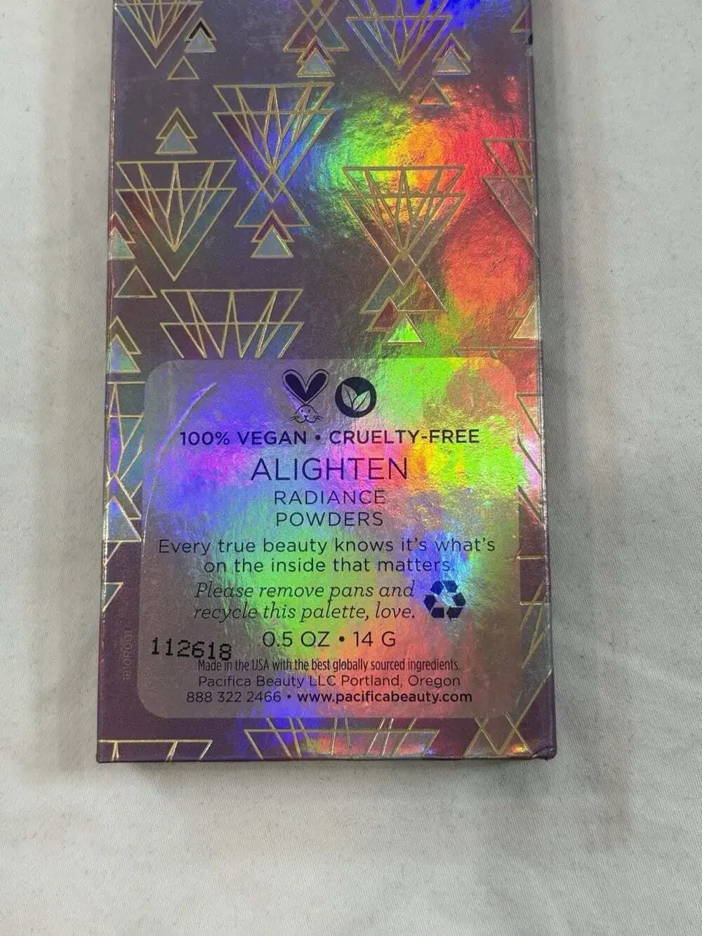PACIFICA Alighten Radiance Powders Palette, 0.5 OZ
